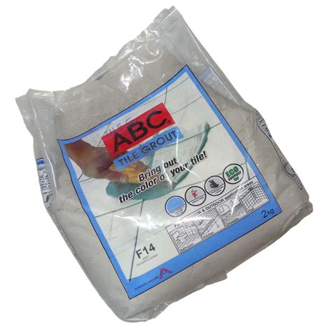 ABC TILE GROUT F14 GREY ( 2 KILOS ) | Shopee Philippines