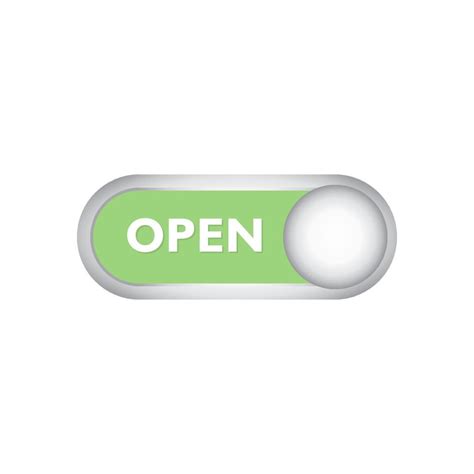 Open shiny button icon vector design templates 21987905 Vector Art at ...