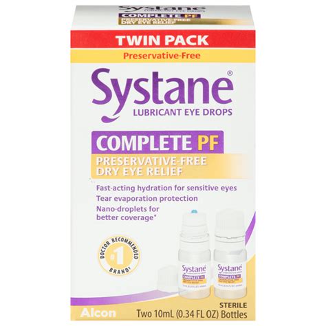 Save on Systane Complete PF Preservative Free Lubricant Eye Drops - 2 ...