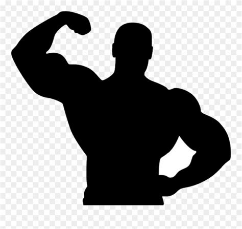 muscle man silhouette clipart 10 free Cliparts | Download images on ...