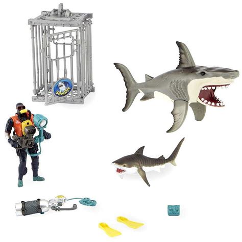 Animal Planet Extreme Shark Adventure Playset - Ocean Toys, Deep Sea ...