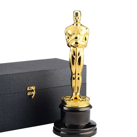 Full Size Zinc Alloy Oscar Trophy Awards 1:1 13.5inches Replica Oscar ...