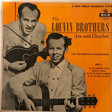 The Louvin Brothers – The Louvin Brothers - Volume 1 (1957, Vinyl ...