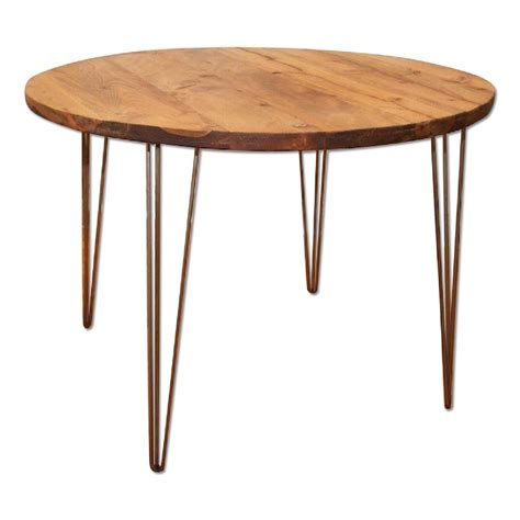 Custom-Made Reclaimed Wood Dining Table - AptDeco