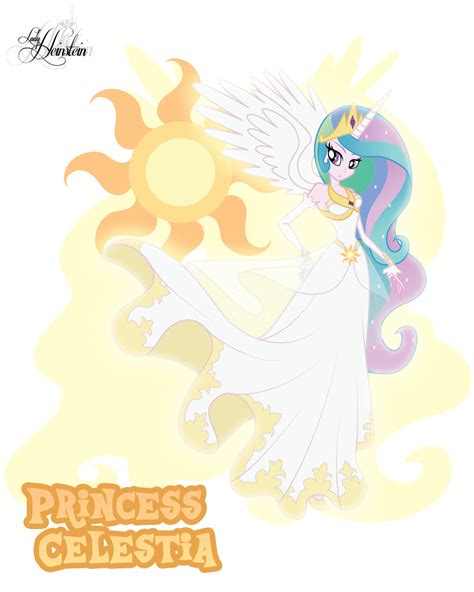 Princess Celestia (Human Form) by LadyHeinstein on DeviantArt