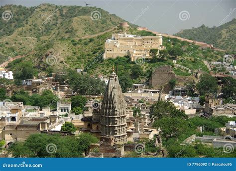 Jain Temple In Amber, Rajasthan Stock Photography - Image: 7796092