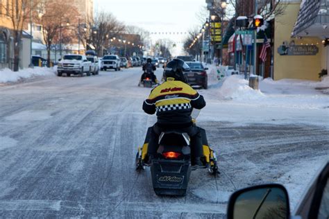 Snowmobiling Upper Peninsula of Michigan