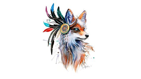 Fox Drawing Wallpaper at GetDrawings | Free download