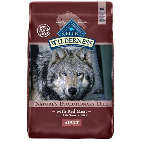 Blue Buffalo Wilderness Red Meat High Protein Natural Grain Free Dog Food, 20-lb - Walmart.com ...