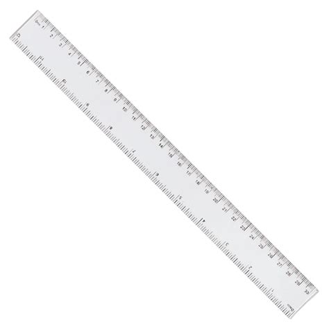 Plastic Ruler - 30cm | Drawing Supplies | CleverPatch - Art & Craft Supplies