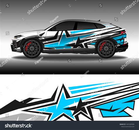 Wrap Car Decal Design Vector Custom Stock Vector (Royalty Free) 1605300589 | Shutterstock