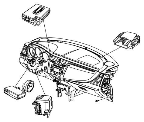 Chrysler 200 Receiver. Keyless entry - 05026165AQ | Factory Chrysler ...