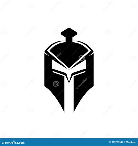 Mask Gladiator Vector Illustration Template Stock Vector - Illustration ...