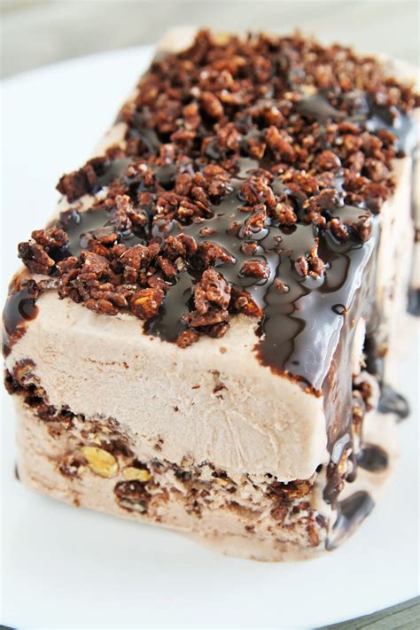 chocolate-crunch-ice-cream-cake-2 - The Tasty Bite