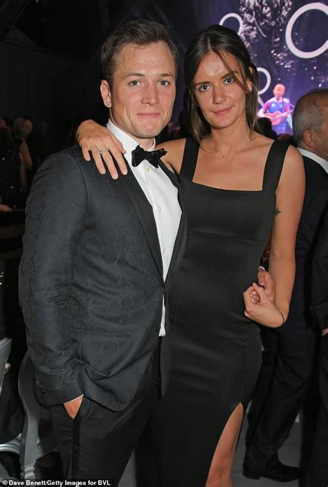 Taron Egerton steps out for Range Rover event... after actor split from girlfriend Emily Thomas ...