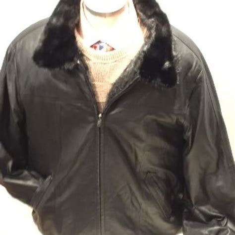 New York Furriers | Jackets & Coats | Luxury Vintage Mink Leather Reversible Unisex Jacket ...