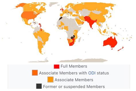 Members of the International Cricket Council (ICC) : MapPorn