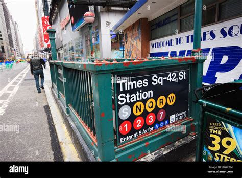 Times Square Subway station, Midtown, Manhattan, New York City, New York, United States of ...