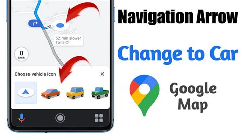 how to set car icon in google maps | change arrow icon to vehicle ...