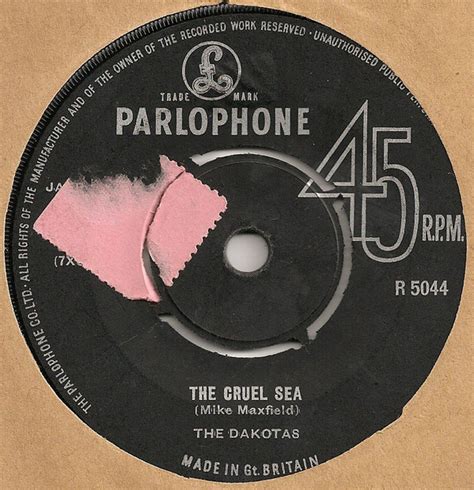 The Dakotas - The Cruel Sea (1963, Vinyl) | Discogs