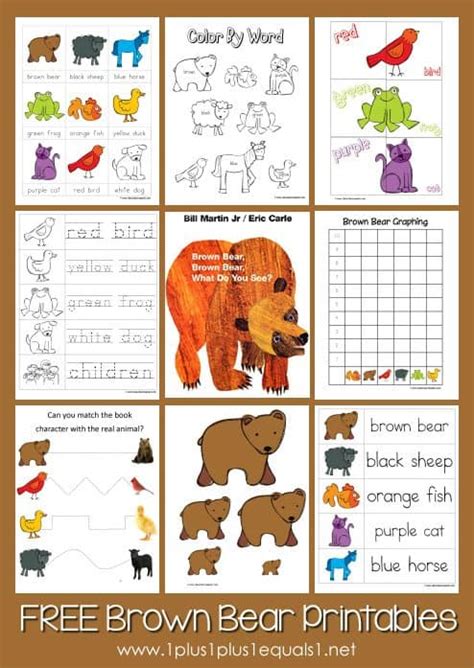 FREE “Brown Bear, Brown Bear” Educational Pack