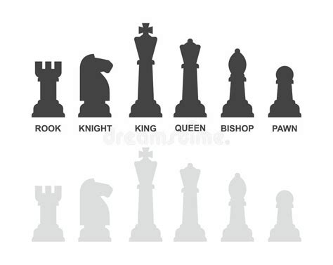 Chess Piece Names Stock Illustrations – 19 Chess Piece Names Stock ...