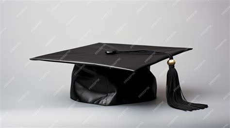 Premium AI Image | a black graduation cap with a tassel