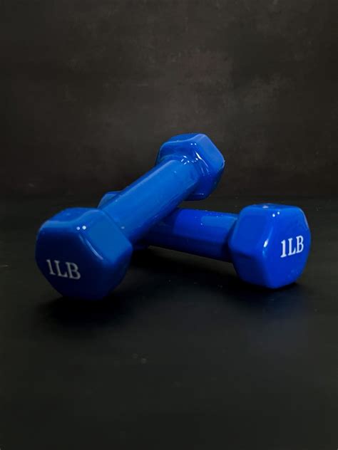 Dumbbells 1LB, Sports Equipment, Exercise & Fitness, Weights ...