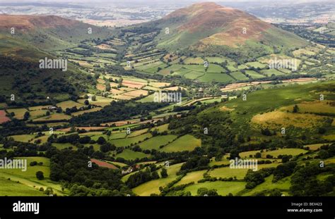 Mynydd Troed, in the Black mountains, Wales Stock Photo - Alamy