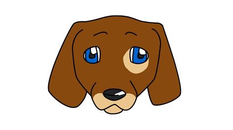 Simple Dog Face Drawing at GetDrawings | Free download