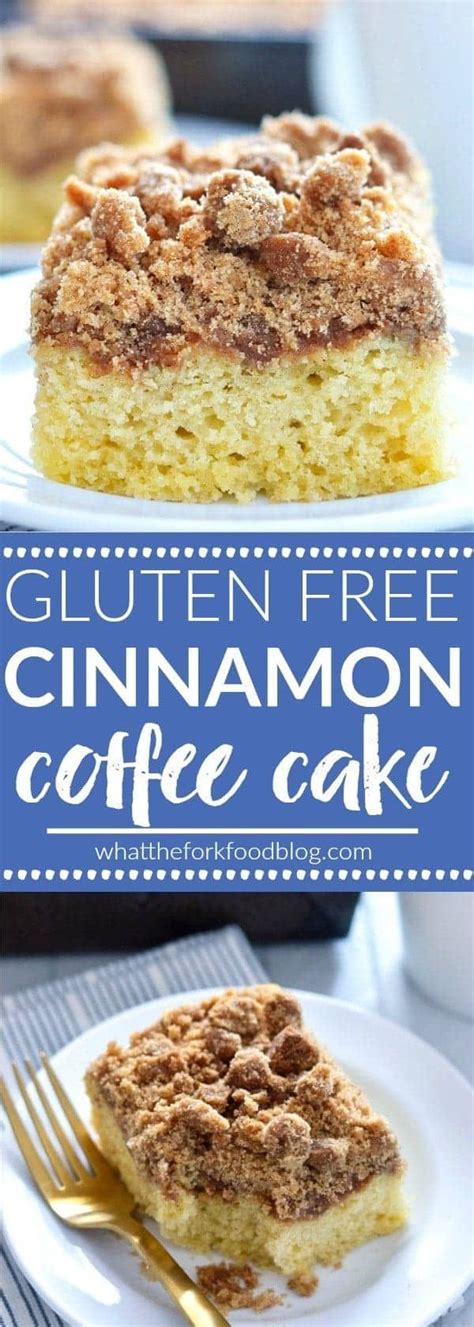 Gluten Free Cinnamon Coffee Cake | Recipe | Dairy free recipes, Gluten free cakes, Gluten free ...