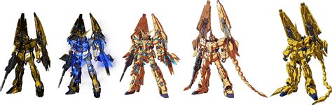 Gundam NT Design History: RX-0 Unicorn Gundam 03 Phenex | by Tom ...