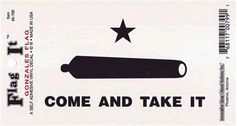 Gonzales Flag Vinyl Decal Sticker