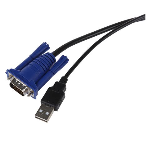 1.4M 15 Pin VGA + USB Male to Male VGA + Print Cable for CRT PC J1O7 | eBay