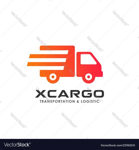 Delivery services logo design courier logo design Vector Image