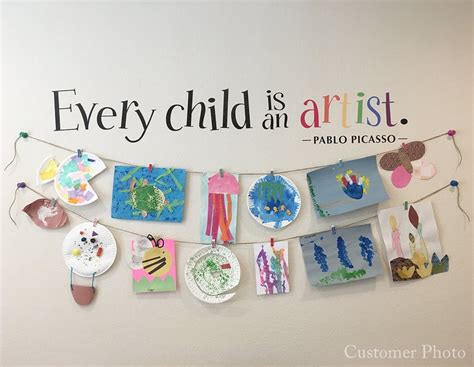 Every Child is an Artist Decal Children Artwork Display - Etsy