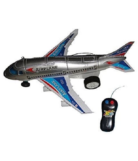 Buy Shribossji Remote Control Aeroplane 2 Channel Radio Control Plane (Running, Not Flying) For ...