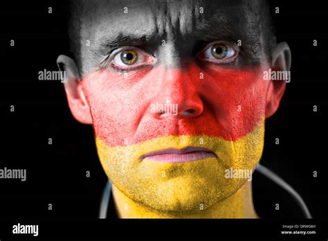 Football fans painted faces hi-res stock photography and images - Alamy