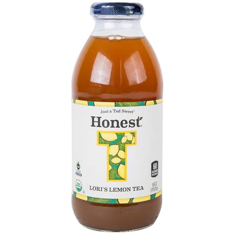 Honest Tea 16 oz. Organic Sweetened Lori's Lemon Iced Tea - 12/Case