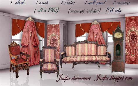 Gothic Revival furniture png by jinifur on DeviantArt
