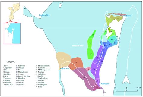 Map showing the location of the Ponta do Ouro Partial Marine Reserve ...