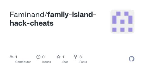 GitHub - Faminand/family-island-hack-cheats