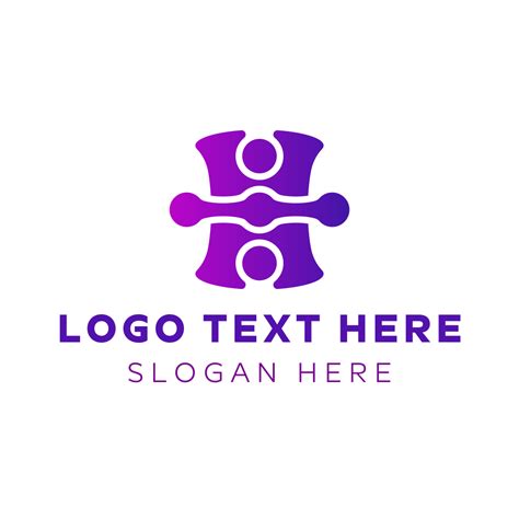 Purple Tech Puzzle Logo | BrandCrowd Logo Maker