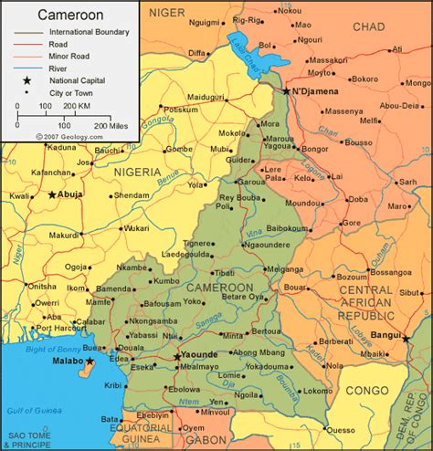 Where Is Cameroon In Africa Map - Franny Antonietta