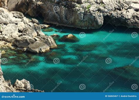 Water caves Capri, Italy stock image. Image of vegetation - 56865467