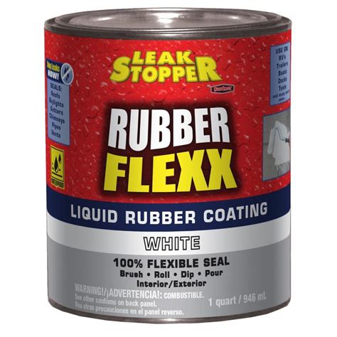 LEAK STOPPER Rubber Flexx 1-Quart Waterproof Roof Sealant at Lowes.com