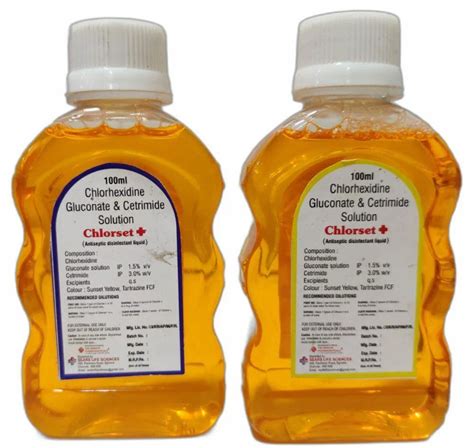 Chlorhexidine Gluconate, Size: 100ml, Packaging Size: 60 Bottles at Rs ...