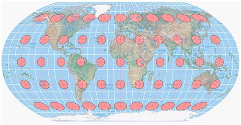 Robinson Map Projection - Geography Realm