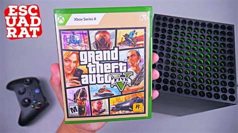 GTA 5 Xbox Series X - Unboxing & Gameplay Grand Theft Auto V Xbox Series X|S - GTA V 2 Disc Next ...