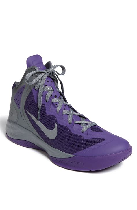 Nike Zoom Hyper Enforcer Pe Basketball Shoe in Purple for Men (club purple/ grey/ silver) | Lyst